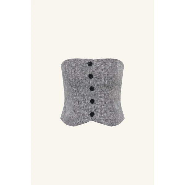 Amanda Button Up Bodice - Image 8