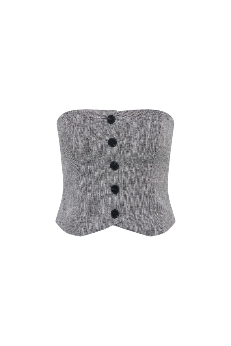 Amanda Button Up Bodice - Image 1