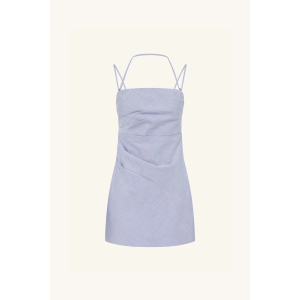 Asher Draped Mini Dress - Image 8