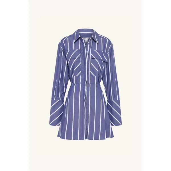 Cambridge Shirt Mini Dress - Image 6