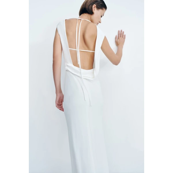 Rio Cowl Open Back Maxi Dress - Image 7