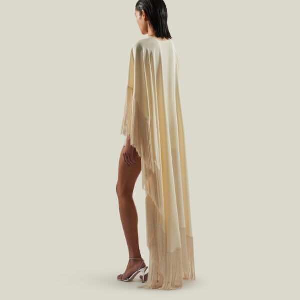 Taller Marmo kaftan dress with statement sleeves – designer fashion Coveti