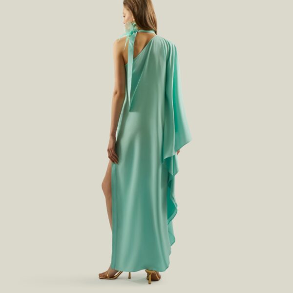 Taller Marmo kaftan dress with statement sleeves – designer fashion Coveti