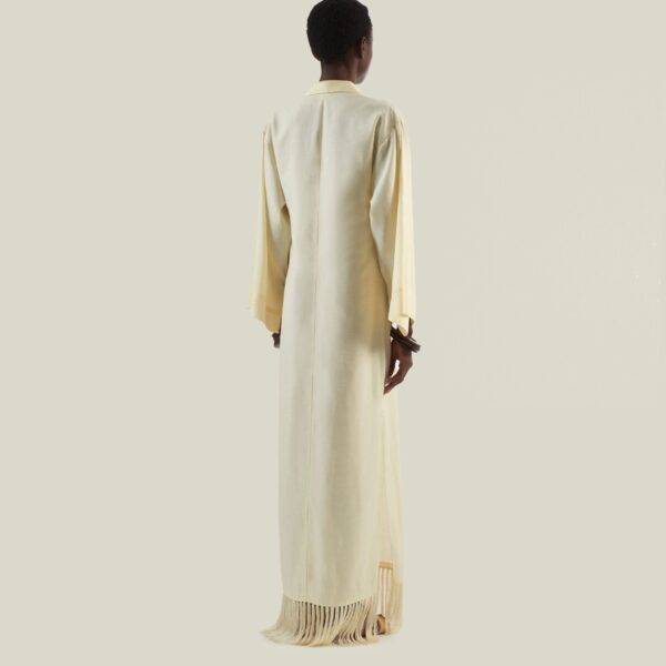 Taller Marmo kaftan dress with statement sleeves – designer fashion Coveti