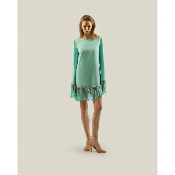 Taller Marmo Claudia Dress In Acqua, view 2