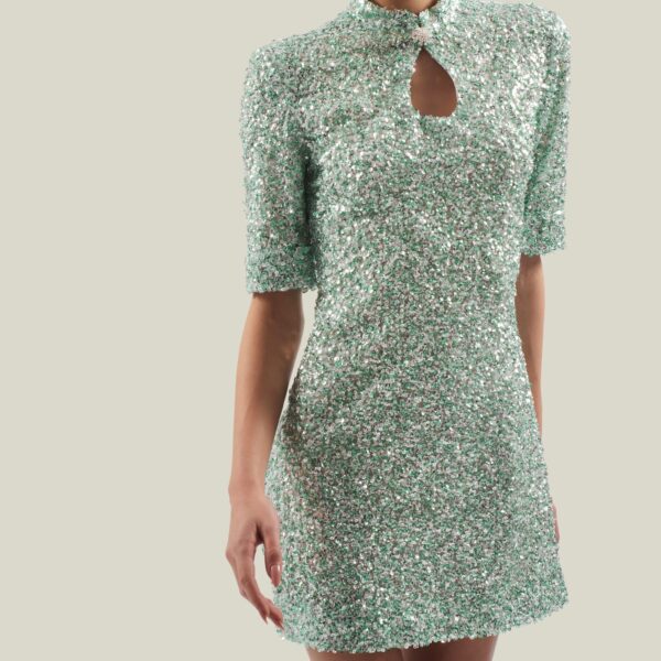 carpet Taller Marmo gown with feather detail – Coveti