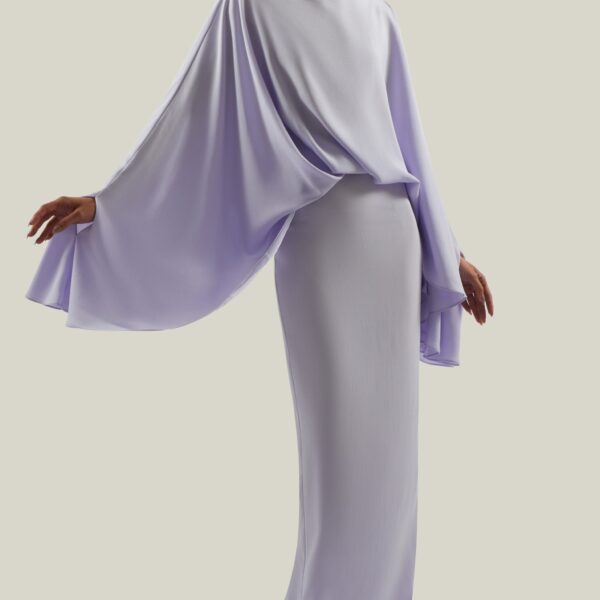 carpet Taller Marmo gown with feather detail – Coveti