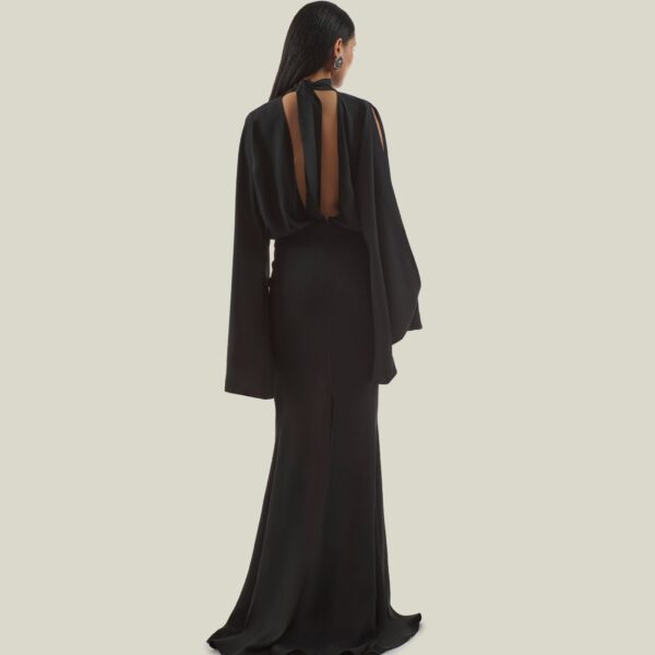 Taller Marmo kaftan dress with statement sleeves – designer fashion Coveti