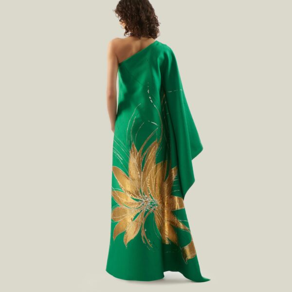 Taller Marmo kaftan dress with statement sleeves – designer fashion Coveti