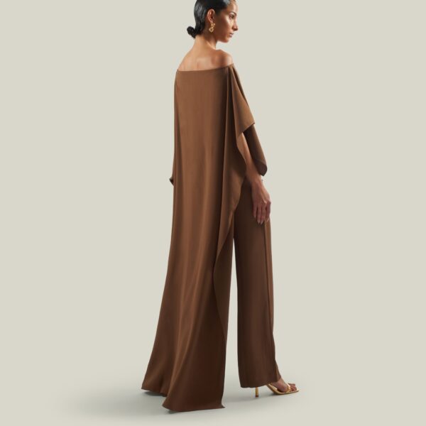 Taller Marmo kaftan dress with statement sleeves – designer fashion Coveti