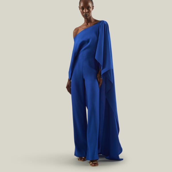 Luxury Taller Marmo dress in satin with feather trim – shop Coveti
