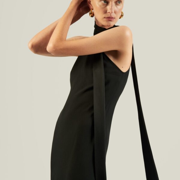 carpet Taller Marmo gown with feather detail – Coveti