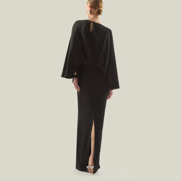 Taller Marmo kaftan dress with statement sleeves – designer fashion Coveti