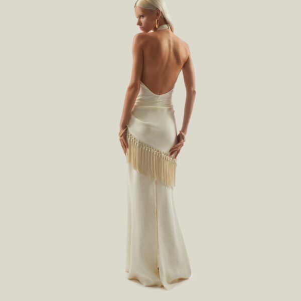 Taller Marmo kaftan dress with statement sleeves – designer fashion Coveti