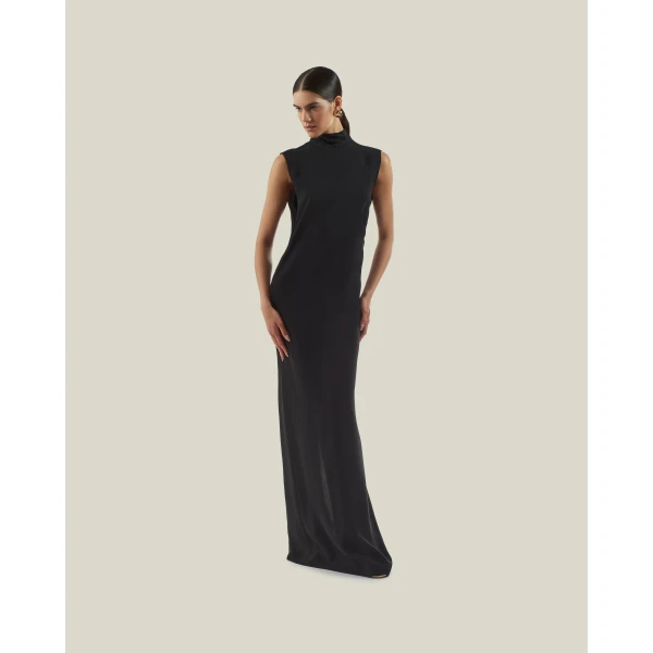 Taller Marmo Miami Dress In Black, view 2