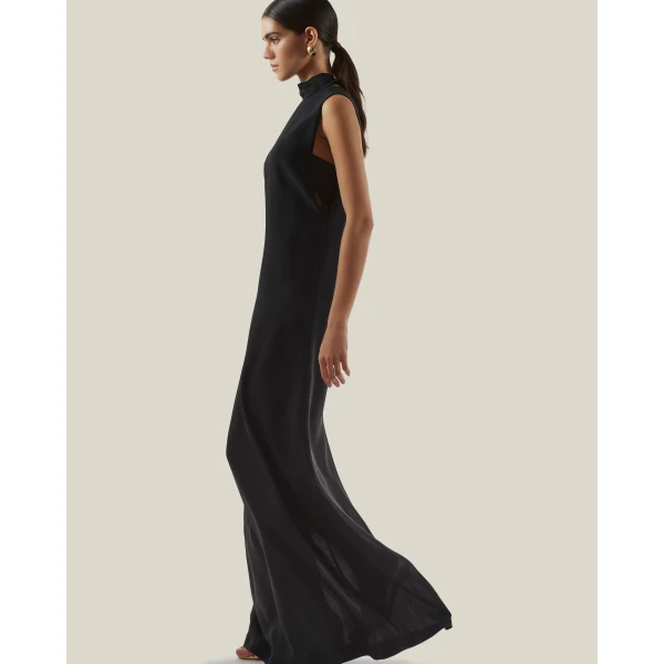 Taller Marmo Miami Dress In Black, view 5