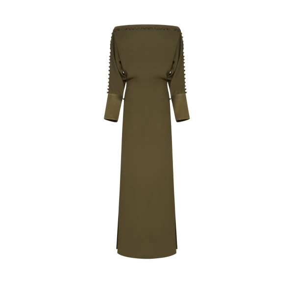 Brown Dresses luxury Clothing from Coveti Marketplace