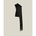 Taller Marmo feather dress – couture inspired evening gown available at Coveti