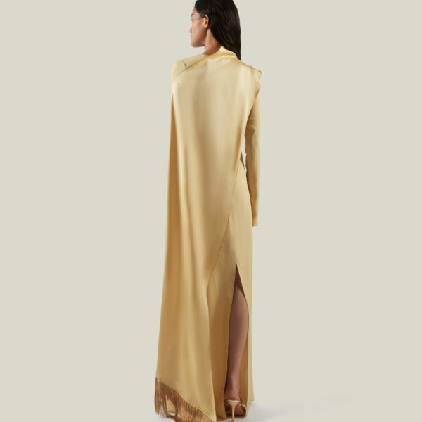 Taller Marmo kaftan dress with statement sleeves – designer fashion Coveti