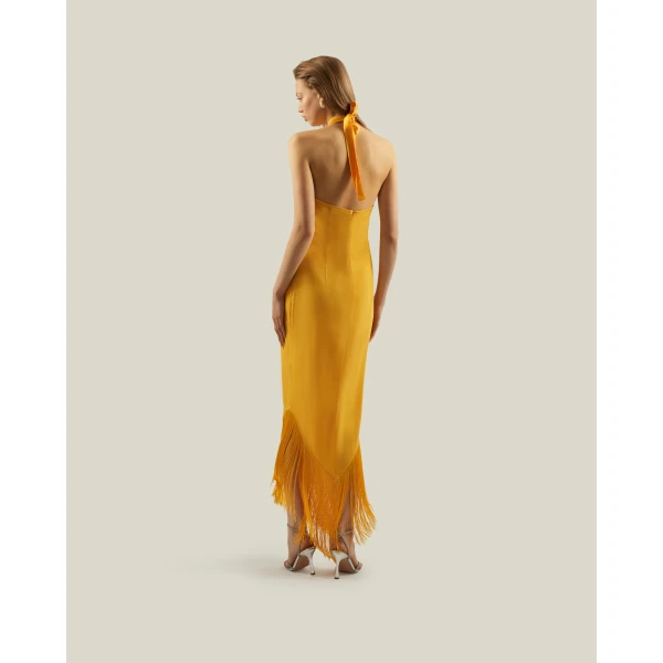 Taller Marmo Nina Dress In Lemon, view 3