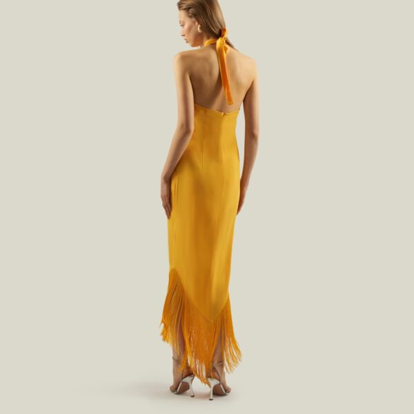 Taller Marmo kaftan dress with statement sleeves – designer fashion Coveti