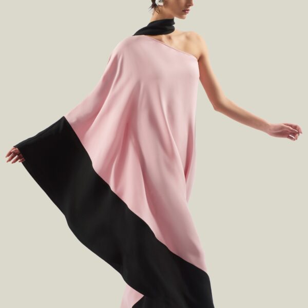 carpet Taller Marmo gown with feather detail – Coveti