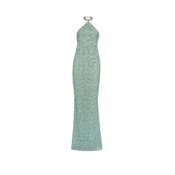 Green Dresses luxury Clothing from Coveti Marketplace