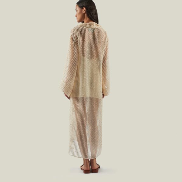 Taller Marmo kaftan dress with statement sleeves – designer fashion Coveti