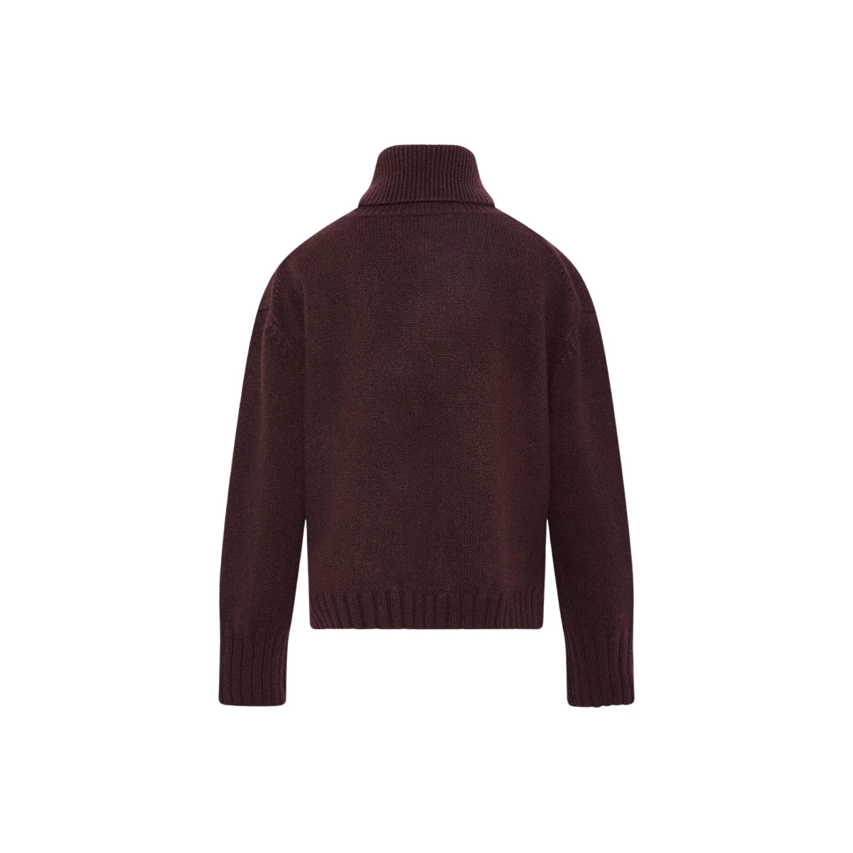 Collar jumper in cashmere knit - Image 1