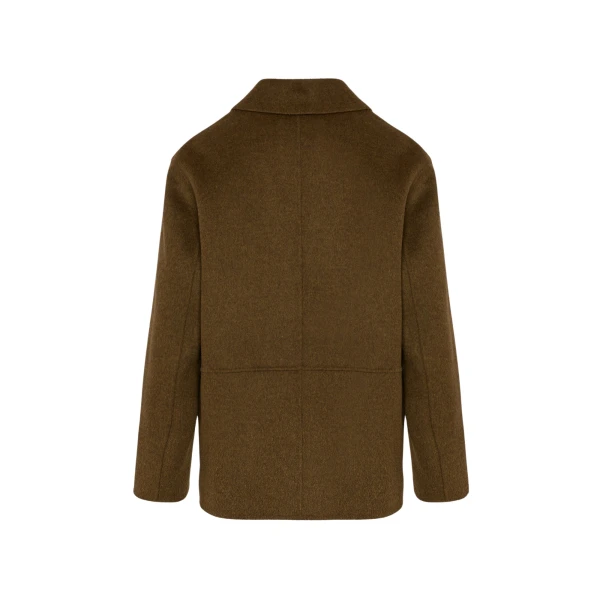Double-sided cashmere-blend jacket