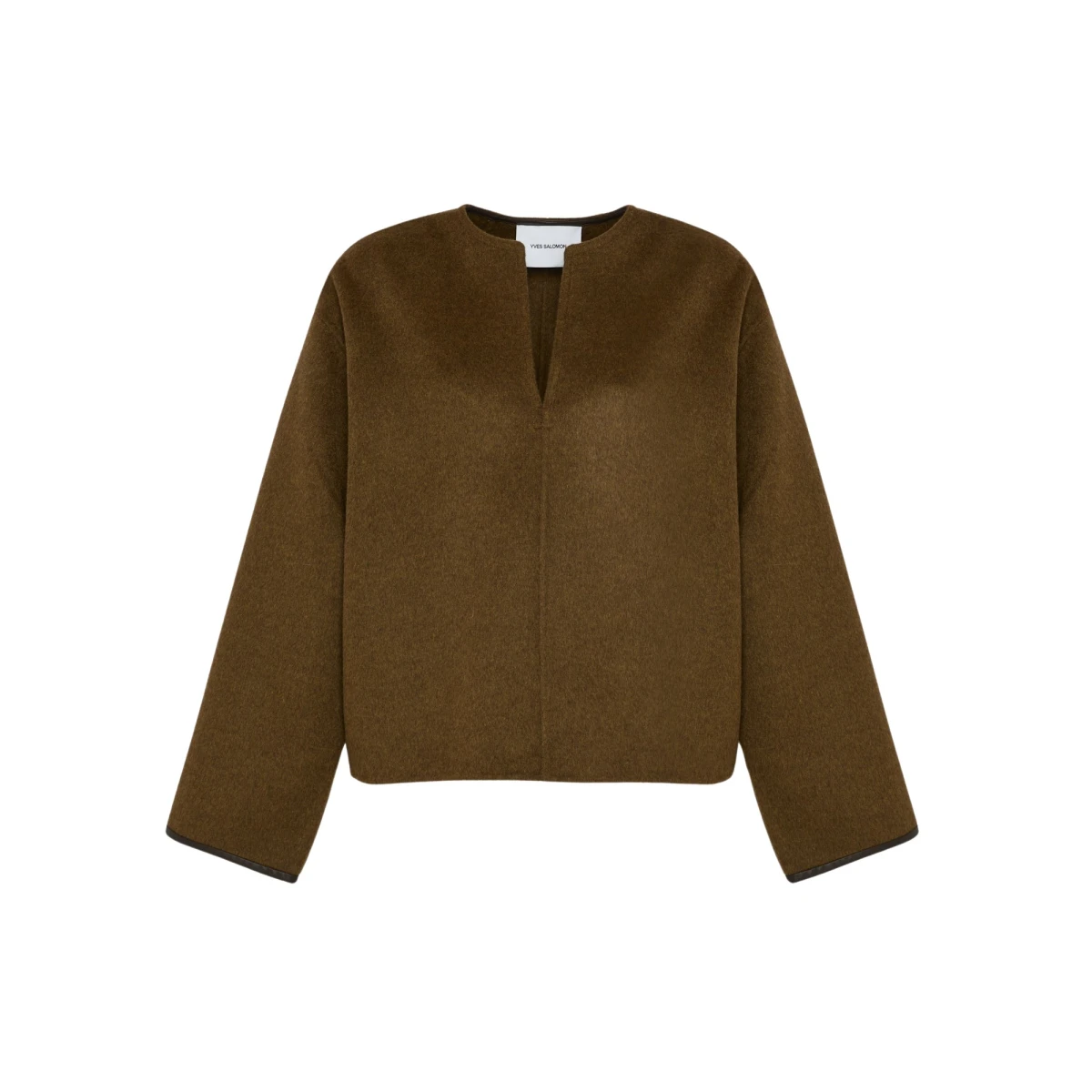 Double-sided cashmere-blend pea jacket - Image 1