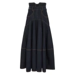Zimmermann Hypnotic Denim Midi Skirt | Ready to Wear 2025 Collection Coveti Elevate your elegance in this Zimmermann Skirts from the 2025 resort wear edit