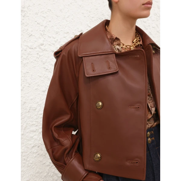 Elevate your elegance in this Zimmermann Coats   from the 2025 resort wear edit