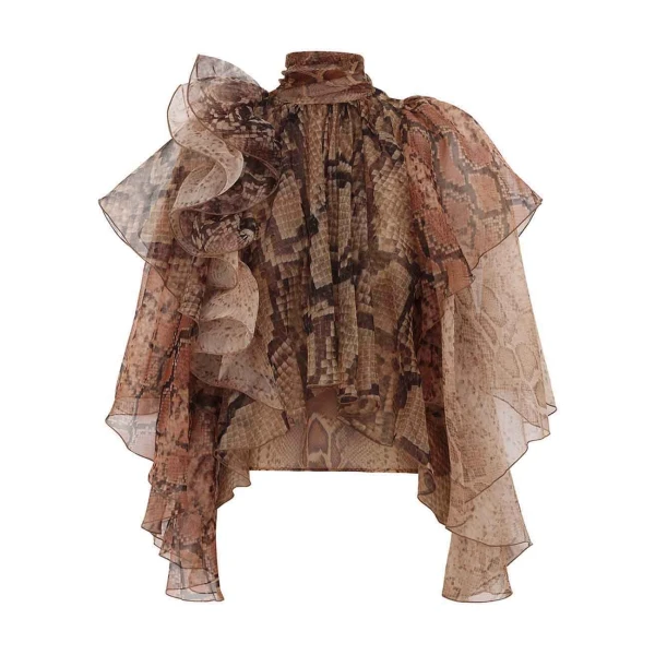 Elevate your elegance in this Zimmermann Tops   from the 2025 resort wear edit