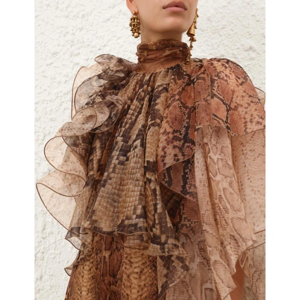 Elevate your elegance in this Zimmermann Dresses   from the 2025 resort wear edit