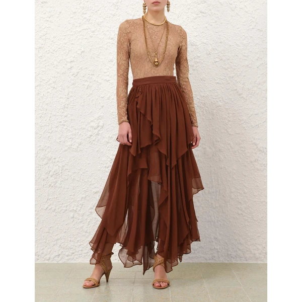 Elevate your elegance in this Zimmermann Skirts   from the 2025 resort wear edit
