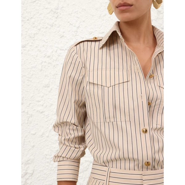Elevate your elegance in this Zimmermann Tops   from the 2025 resort wear edit