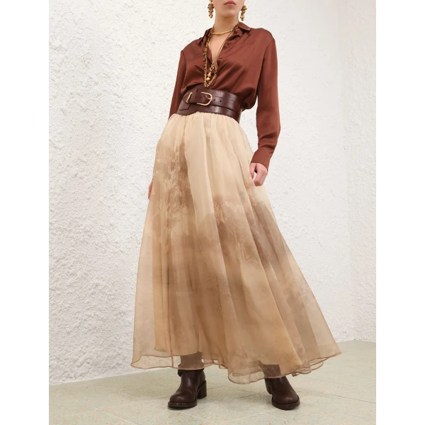 Elevate your elegance in this Zimmermann Skirts   from the 2025 resort wear edit