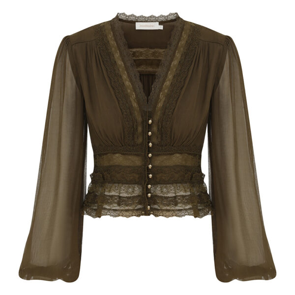 Elevate your elegance in this Zimmermann Tops   from the 2025 resort wear edit