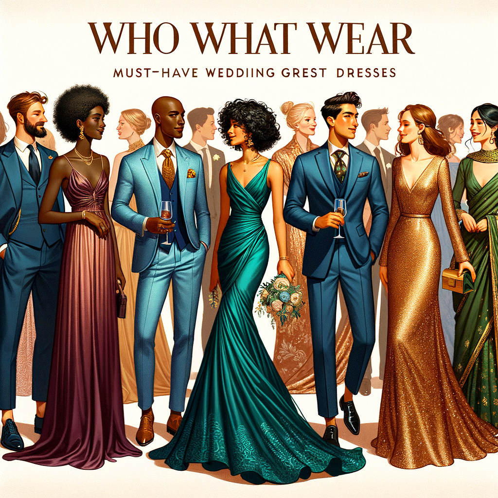 who what wear wedding guest dresses luxury Fashion & Style Guide from Coveti Marketplace