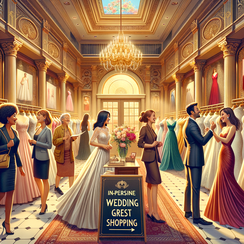 where to shop for wedding guest dresses in person luxury Fashion & Style Guide from Coveti Marketplace