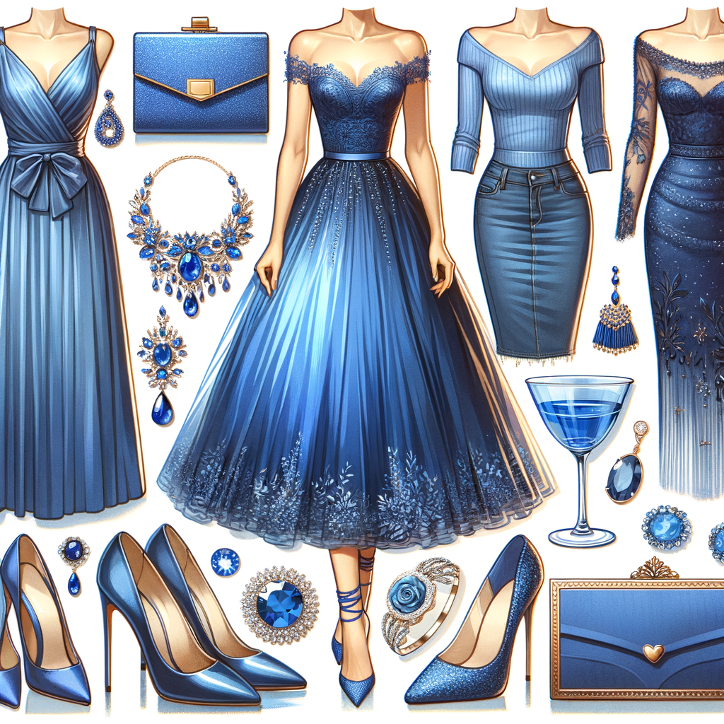 wedding guest dresses cobalt blue how to accessorize a royal blue dress luxury Fashion & Style Guide from Coveti Marketplace