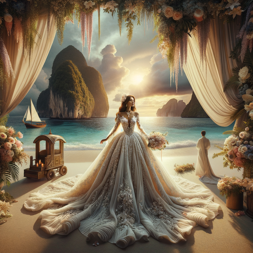 bride destination wedding dress luxury Fashion & Style Guide from Coveti Marketplace