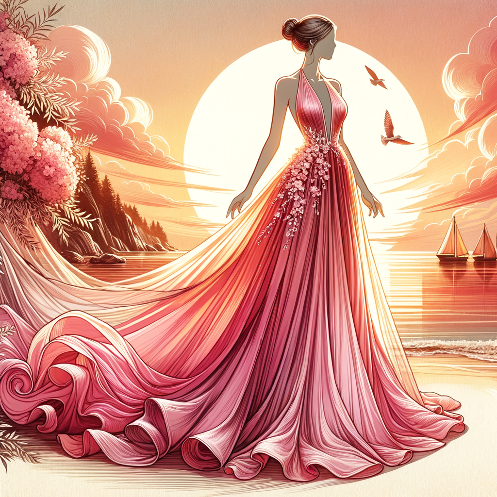 destination wedding halter maxi dress pink luxury Fashion & Style Guide from Coveti Marketplace