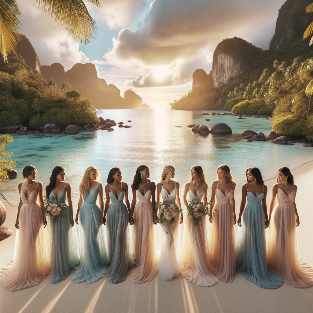 destination wedding bridesmaid dress luxury Fashion & Style Guide from Coveti Marketplace
