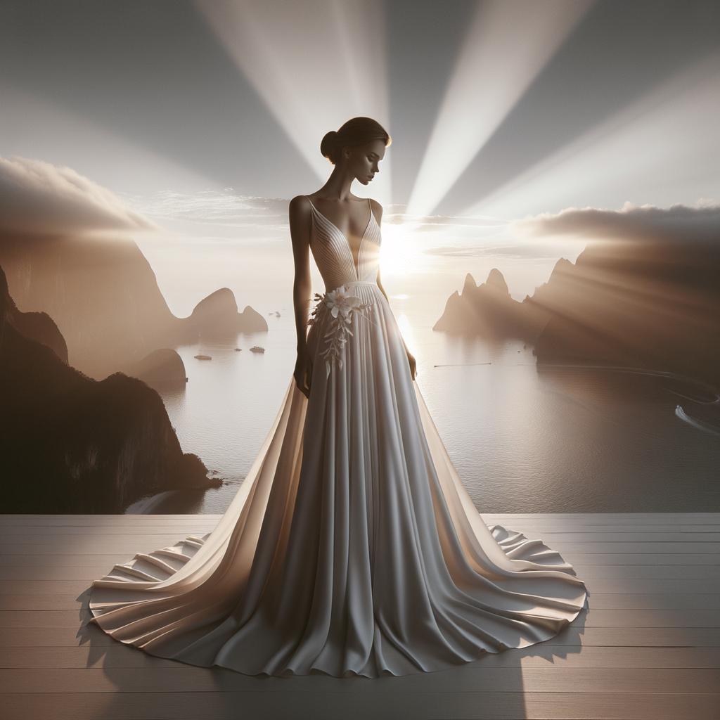 simple destination wedding dress luxury Fashion & Style Guide from Coveti Marketplace