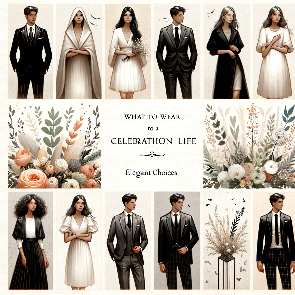 what to wear to a celebration of life luxury What to wear from Coveti Marketplace