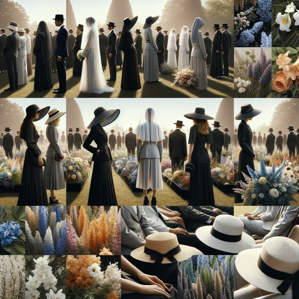 summer funeral attire luxury What to wear from Coveti Marketplace