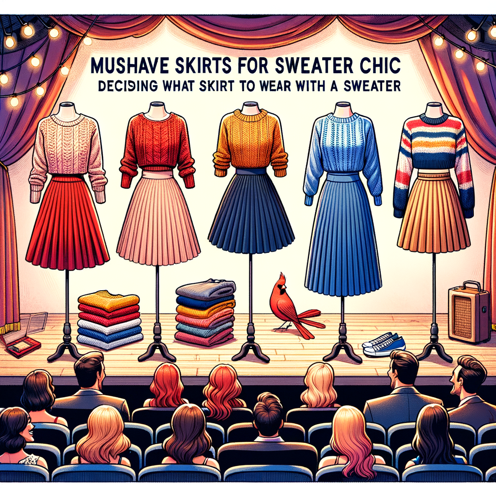 what skirt to wear with a sweater luxury What to wear from Coveti Marketplace