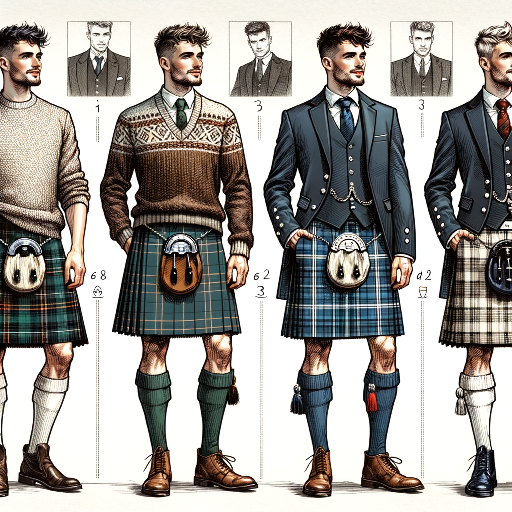 what to wear with a kilt men luxury What to wear from Coveti Marketplace